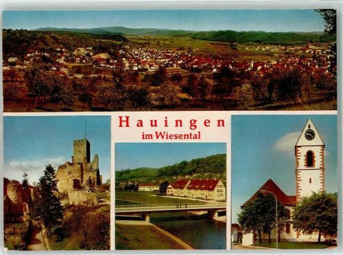 Hauingen im Wiesental Burgruine Rötteln