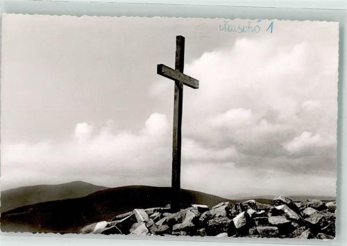 Neuschönau Lusengipfel mit Kreuz
