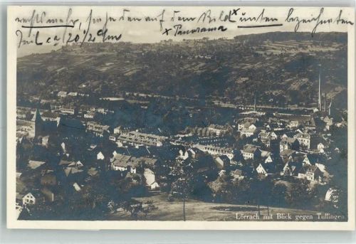Lörrach Blick gegen Tüllingen
