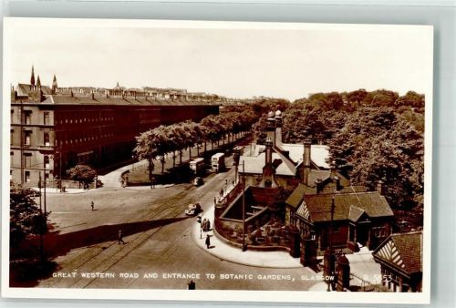 Glasgow Botanischer Garten Omnibus Great Western Road