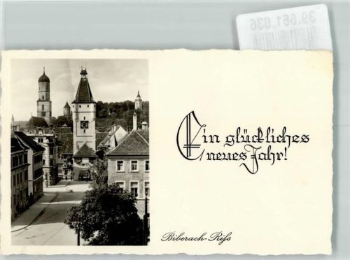Biberach Glückwunsch Neujahr