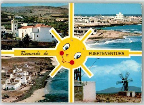 Las Palmas de Gran Canaria 1982 Windmühle Strand Kirche Fuerteventura