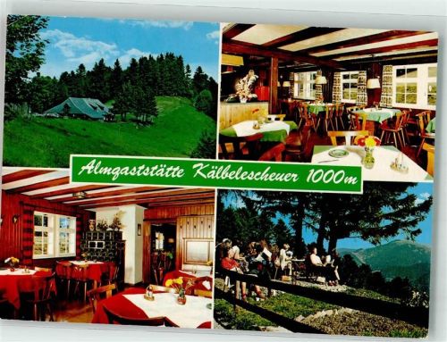 Münstertal 1988 Gasthaus Kälbelescheuer