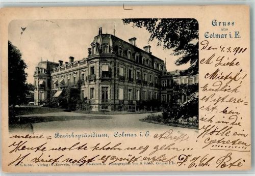 Colmar 1900 Bezirkspräsidium