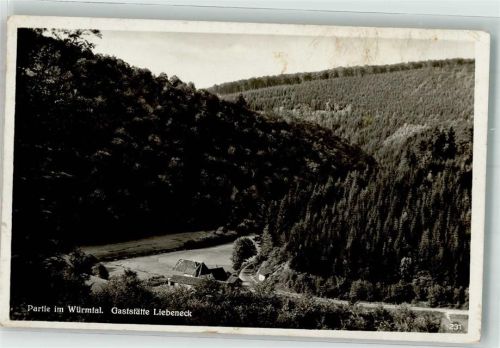 Pforzheim 1937 Gasthaus Liebeneck