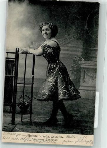 1913 Helene Viarda Soubrette des Spannaus Ensembles