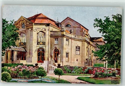 Bad Kissingen sign. Wagner, R. Neues Theater