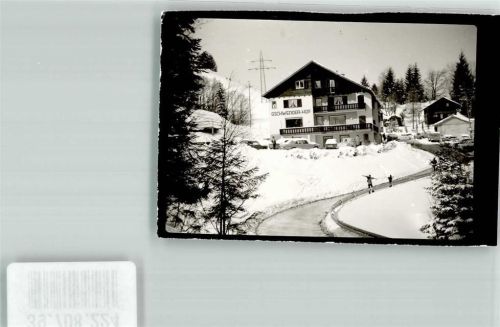 87509 W8970 Bühl a Alpsee FOTO KEINE AK Hotel Winter Foto Original aus Archiv eines Ansichtskartenverlags Ort handschriftlich