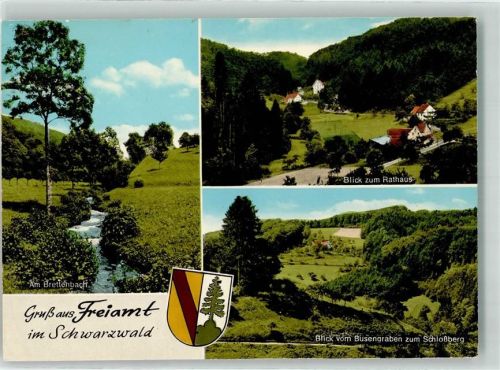 Freiamt Am Brettenbach Rathaus Busengraben Schloßberg Wappen Schwarzwald