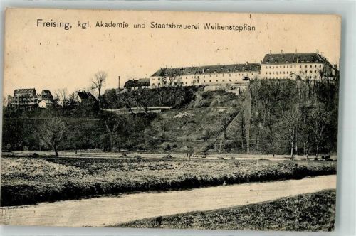 Freising 1905 Kgl. Akademie und Staatsbrauerei Weihenstephan