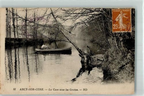 Arcy-sur-Cure Briefmarke Bildseite