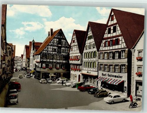 Riedlingen Unterer Marktplatz Apotheke Verlag Arthur Traut Nr. 14054