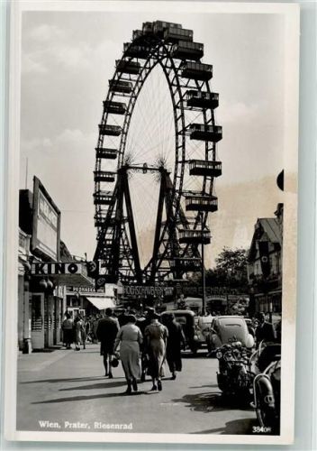 Wien Prater Riesenrad Auto Oldtimer Kino WK II