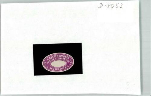 Moosburg A. Aschenbrenner Friseur und Parfümerie Reklamemarke