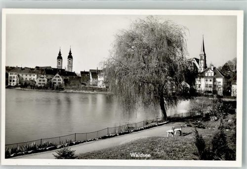 Bad Waldsee See Kirche Bank Uferweg