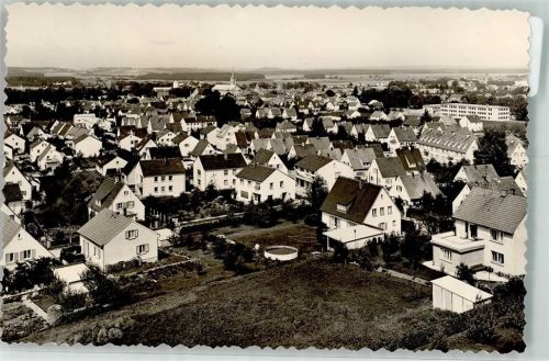 89264 W7912 Weißenhorn Gebrauchsspuren Kirche Wohnhäuser Foto AK