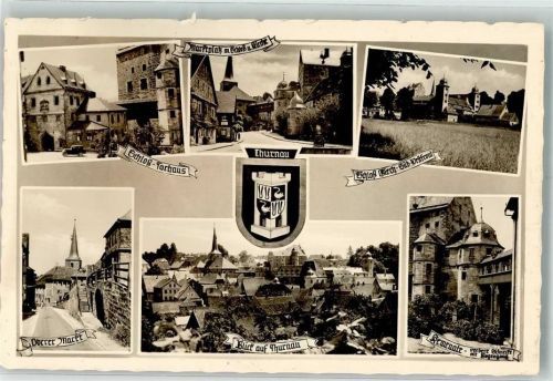 Thurnau Schloss Torhaus Marktplatz Kirche Oberer Markt Auto Wappen