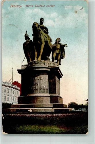 Bratislava 1915 Denkmal Maria Terezia