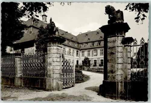 Molsberg Schloss Ort handschriftlich Foto Original aus Archiv eines Ansichtskartenverlags