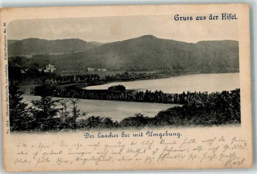Maria Laach 1898 Laacher See