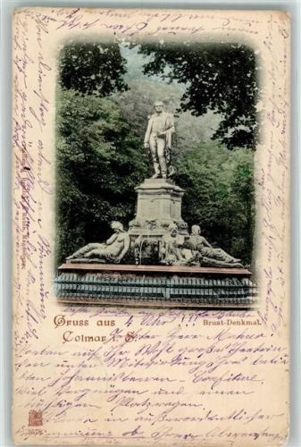 Colmar 1899 Denkmal Bruat