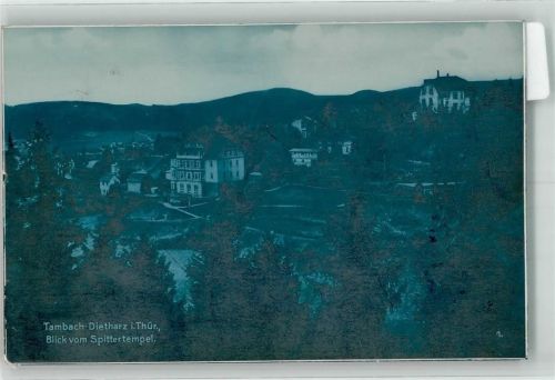 Tambach-Dietharz 1929 Trinks-Postkarte