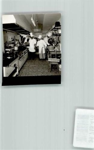 Bad Kissingen Inneres der Grossküche des Sanatoriums Deegenberg Foto Original aus Archiv eines Ansichtskartenverlags Ort handschriftlich