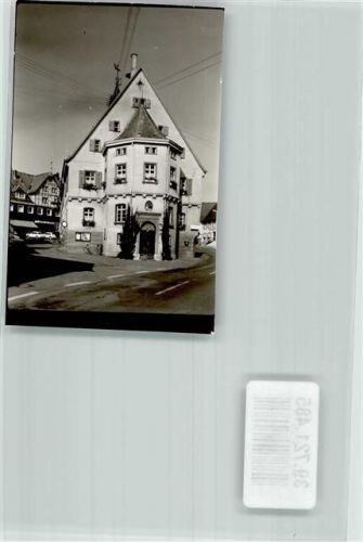 Langenau Ort handschriftlich Foto Original aus Archiv eines Ansichtskartenverlags