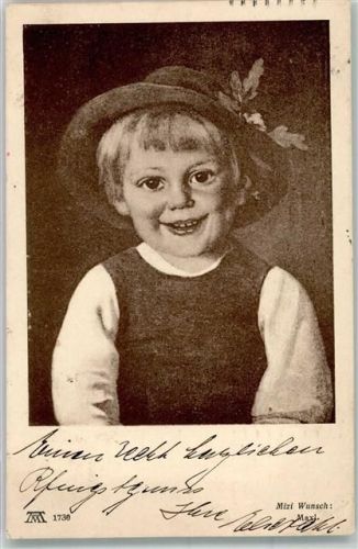 1911 sign. Wunsch Mizi Maxl F.A. Ackermanns Kunstverlag Serie 81-82 Nr. 1730