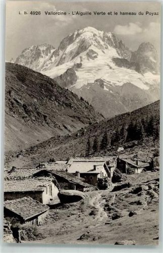 Vallorcine Les Aiguilles Verte Hameau du Poyaz