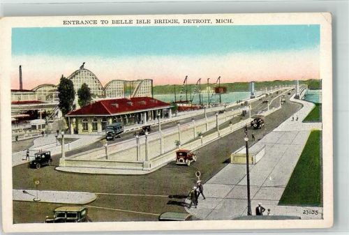 Detroit Auto LKW Oldtimer Belle Isle Bridge