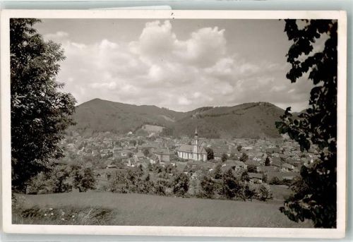 Waldkirch mit Kirche St. Margarethen Foto Original aus Archiv eines Ansichtskartenverlags