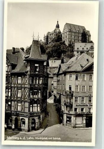 Marburg Marktplatz u. Schloss