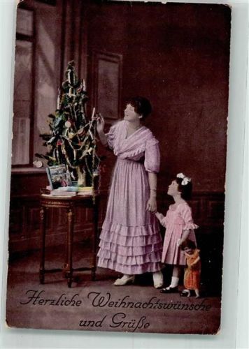 Weihnachtsbaum Frau Kind Puppen Spielzeug L und P 62147111