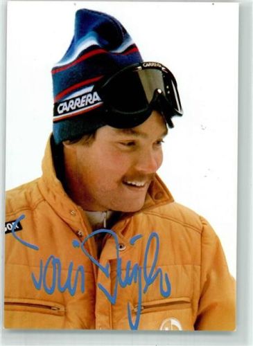 Toni Bürgler Skirennfahrer Faksimilie