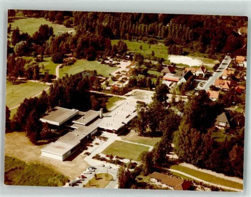 Bad Bevensen Foto Original aus Archiv eines Ansichtskartenverlags Fliegeraufnahme Ort handschriftlich
