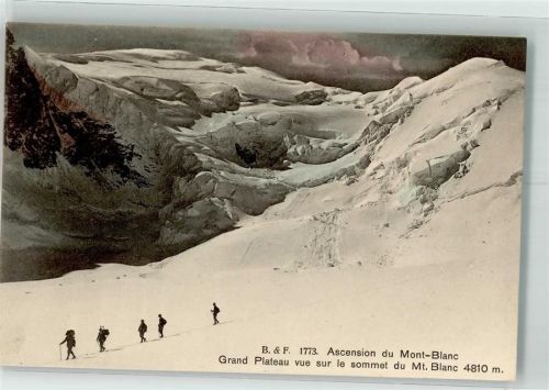 Abstieg vom Mont-Blanc