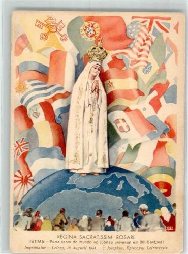 1951 Regina Sacratissimi Rosari - Fatima Jubiläum 1951