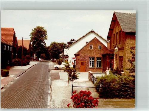Tossens Foto Original aus Archiv eines Ansichtskartenverlags Hauptstraße Ort handschriftlich