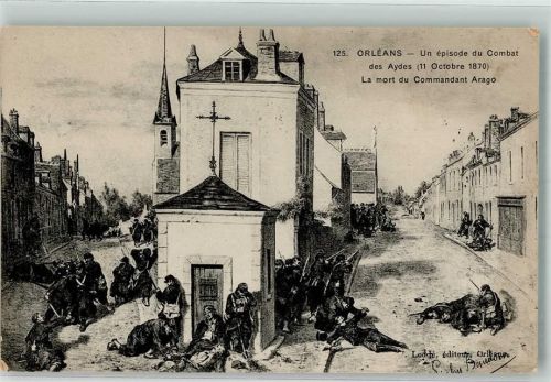 Orleans Deutsch-Französischer Krieg 1870 La mort Commandant Arago