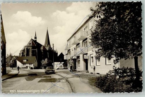 Niederwenigern Kirche Auto Postamt FOTO KEINE AK