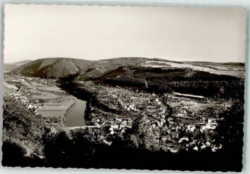 Nievern Fliegeraufnahme Ort handschriftlich Foto Original aus Archiv eines Ansichtskartenverlags