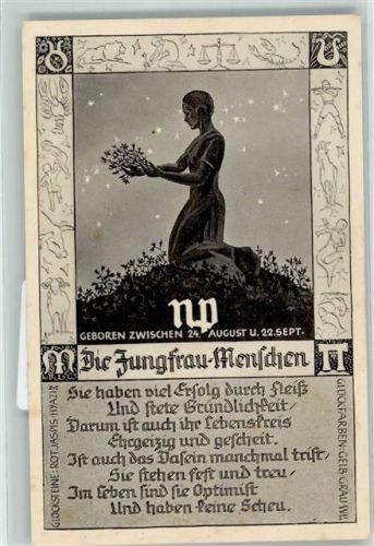 Die Jungfrau-Menschen 24. August bis 22. September