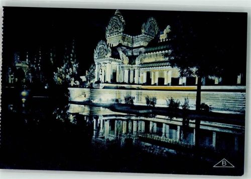 Paris Angkor-Vat Ort handschriftlich Nacht