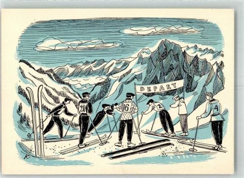 Abfahrtsrennen Jugendaktionen d. Schweizerischen Ski-Verbandes