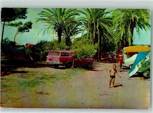 Tarragona 1961 Camping Las Palmeras Auto