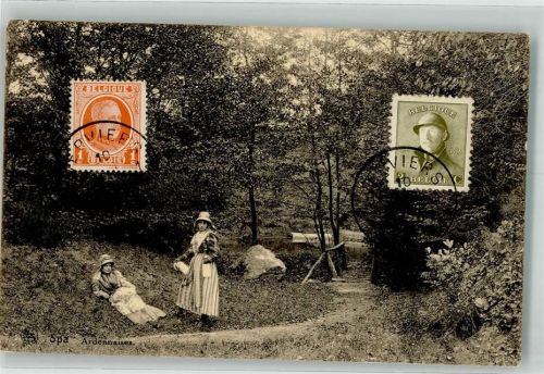Spa Briefmarke Bildseite