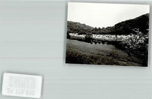 Solingen Waldcampingplatz Glüder an der Wupper Foto Original aus Archiv eines Ansichtskartenverlags Ort handschriftlich