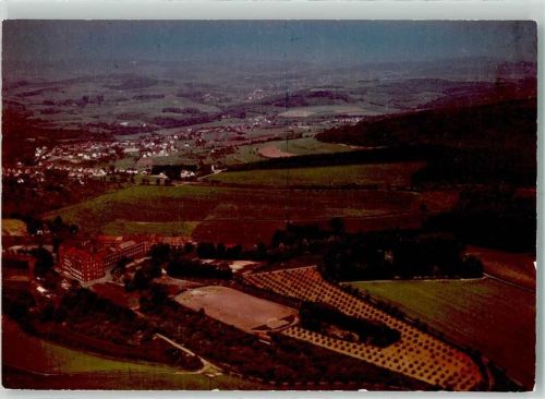 St. Wendel Fliegeraufnahme vom Missionshaus Foto Original aus Archiv eines Ansichtskartenverlags Ort handschriftlich