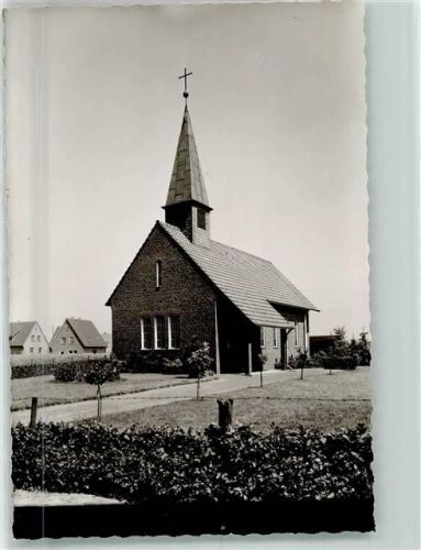Heek ev. Kirche Ort handschriftlich Foto Original aus Archiv eines Ansichtskartenverlags
